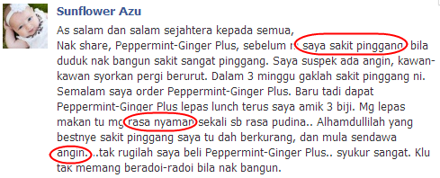 hilangkan alahan mengandung