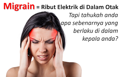 migrain punca sebab cause