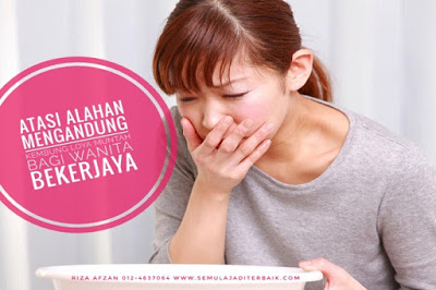 alahan mengandung kembung loya muntah