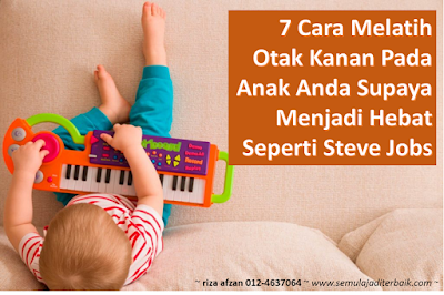 cara melatih otak kanan anak